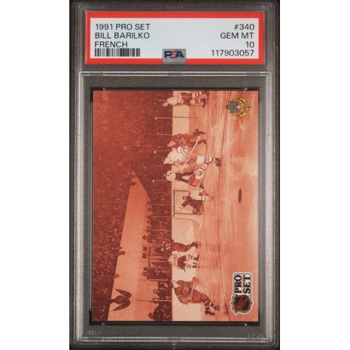 Bill Barilko 1991 Pro Set (French) #340 PSA 10