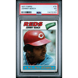 Johnny Bench 1977 Topps #70 PSA 3