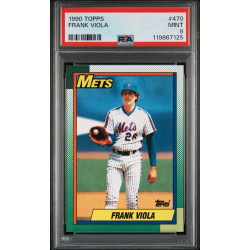 Frank Viola 1990 Topps #470 PSA 9 (Pop 3)