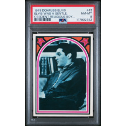 Elvis Presley 1978 Donruss #42 PSA 8