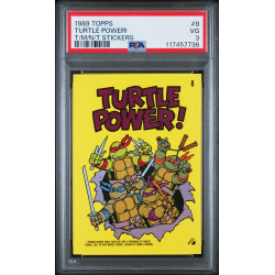 Teenage Mutant Ninja Turtles 1989 Stickers #8 Turtle Power Teenage Mutant Ninja Turtles 1989 Stickers #8 Turtle Power