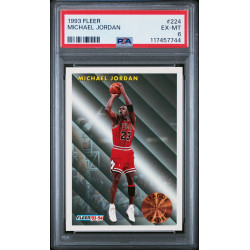 Michael Jordan 1993 Fleer #224 PSA 6 Michael Jordan 1993 Fleer #224 PSA 6