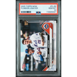 2025 Topps Now Lindor / Mayer FLJM PSA 10 (Pop 15) 2025 Topps Now Lindor / Mayer FLJM PSA 10 (Pop 15)