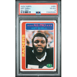 Art Shell 1978 Topps #460 PSA 4 (Pop 3)