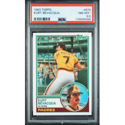 Kurt Bevacqua 1983 Topps PSA 8.5 (Pop 2)