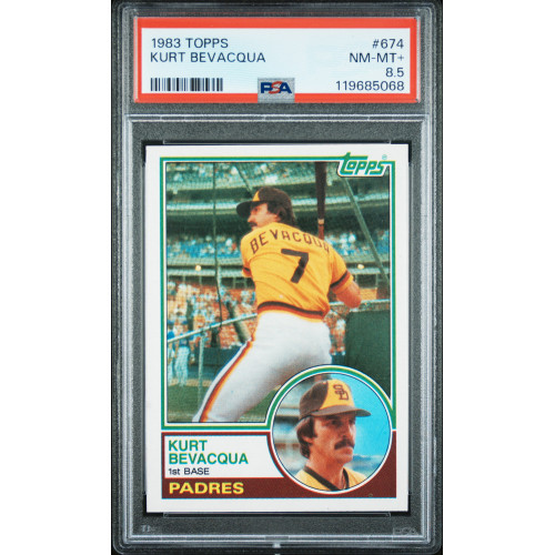 Kurt Bevacqua 1983 Topps PSA 8.5 (Pop 2)