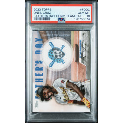 ONeil Cruz 2023 Topps Father's Day Patch PSA 10 (Pop 1) ONeil Cruz 2023 Topps Father's Day Patch PSA 10 (Pop 1)