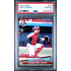 Gary Carter 1992 Ultra #514 PSA 10 Gary Carter 1992 Ultra #514 PSA 10
