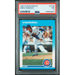 Greg Maddux (RC) 1987 Fleer Update #U-68 PSA 7 Greg Maddux (RC) 1987 Fleer Update #U-68 PSA 7