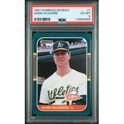 Mark McGwire (RC) 1987 Donruss Rookies #1 PSA 6