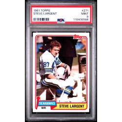 Steve Largent 1981 Topps #271 PSA 9