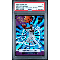 Damian Lillard 2024 Donruss #1 PSA 8