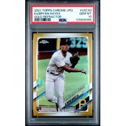 Ke'Bryan Hayes (RC) 2021 Topps Chrome Update #USC63 PSA 10 (Pop 2)
