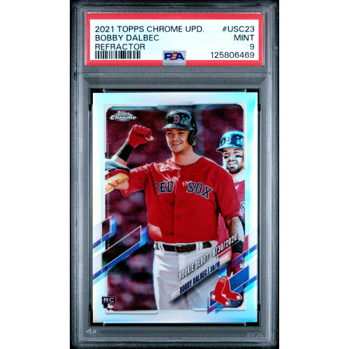 Bobby Dalbec (RC) 2021 Topps Chrome Update #USC23 PSA 9 (Pop 1)