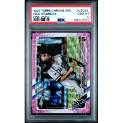 Nick Madrigal 2021 Topps Chrome Update Pink Wave PSA 10 (Pop 1)