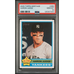 Aaron Judge 2025 Topps Heritage #380 PSA 10 Aaron Judge 2025 Topps Heritage #380 PSA 10