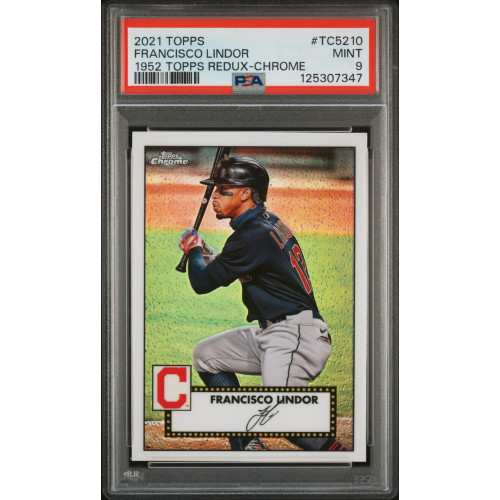 Francisco Lindor 2021 Topps 1952 Redux #TC5210 PSA 9 (Pop 4)