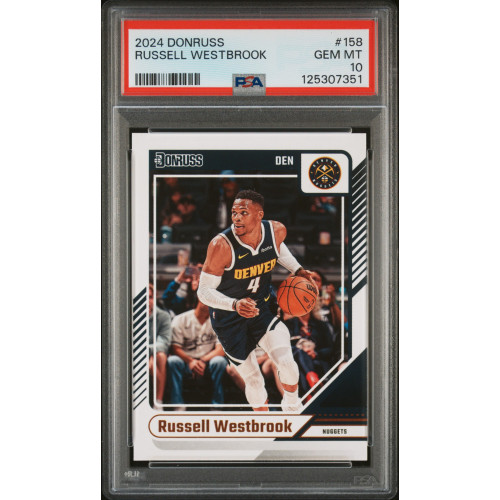 Russell Westbrook 2024 Donruss #158 PSA 10 (Pop 1)