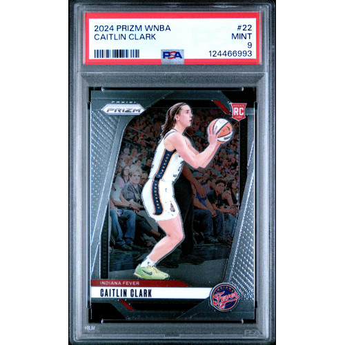 Caitlin Clark (RC) 2024 Prizm WNBA #22 PSA 9