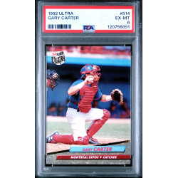 Gary Carter 1992 Ultra #514 PSA 6 (Pop 1)