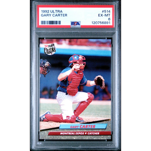 Gary Carter 1992 Ultra #514 PSA 6 (Pop 1)