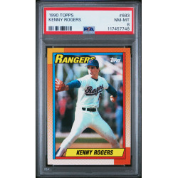 Kenny Rogers (RC) 1990 Topps #683 PSA 8