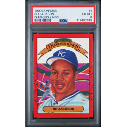 Bo Jackson 1990 Donruss Diamond Kings #1 PSA 6