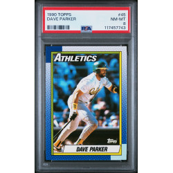 Dave Parker 1990 Topps #45 PSA 8 Dave Parker 1990 Topps #45 PSA 8