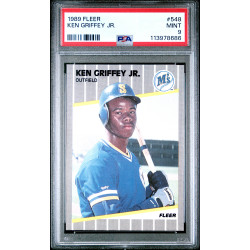 Ken Griffey Jr. (RC) 1989 Fleer #548 PSA 9 Ken Griffey Jr. (RC) 1989 Fleer #548 PSA 9
