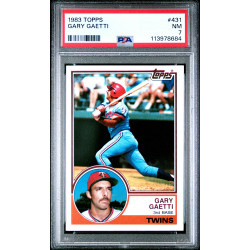 Gary Gaetti (RC) 1983 Topps #431 PSA 7