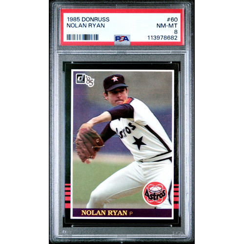 Nolan Ryan 1985 Donruss #60 PSA 8
