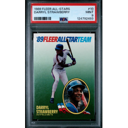 Darryl Strawberry 1989 Fleer All Stars #10 PSA 9 Darryl Strawberry 1989 Fleer All Stars #10 PSA 9