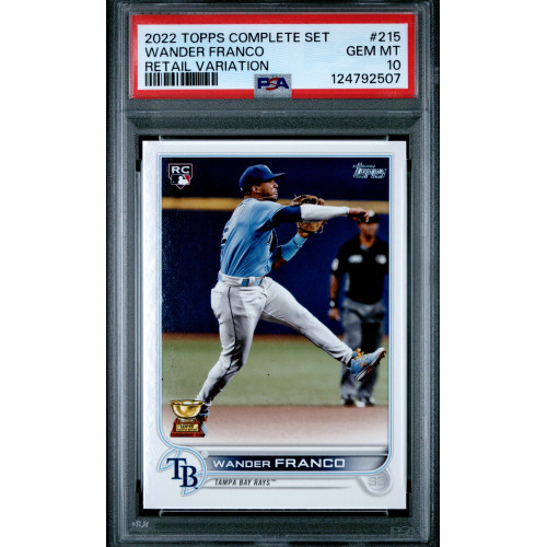 Wander Franco (RC) 2022 Topps Retail Variation PSA 10