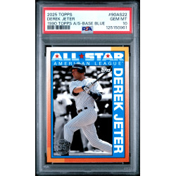 Derek Jeter 2025 Topps 1990 All Star PSA 10 (Pop 2)