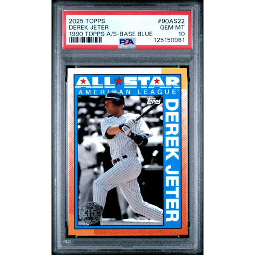 Derek Jeter 2025 Topps 1990 All Star PSA 10 (Pop 2)