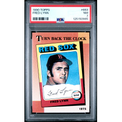 Fred Lynn 1990 Topps #663 PSA 7 (Pop 1)