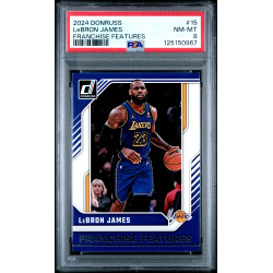 LeBron James 2024 Donruss #15 PSA 8 (Pop 4)