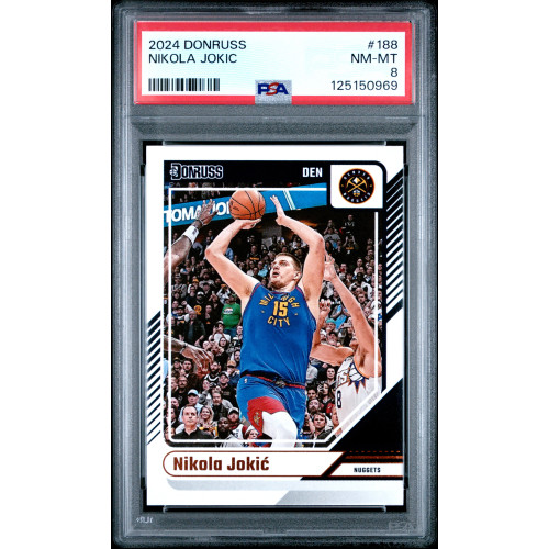 Nikola Jokic 2024 Donruss #188 PSA 8 (Pop 1)