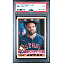 Jose Altuve 2025 Topps Heritage #56 PSA 9 (Pop 2)