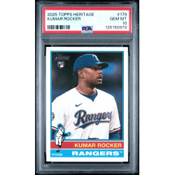 Kumar Rocker (RC) 2025 Topps Heritage #179 PSA 10 (Pop 3)