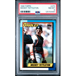 Mickey Tettleton 1990 Topps #275 PSA 8