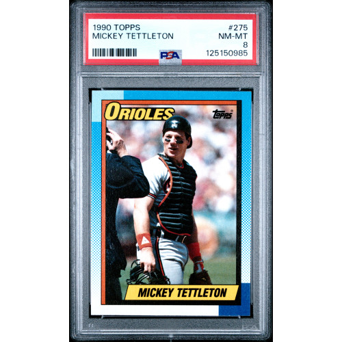 Mickey Tettleton 1990 Topps #275 PSA 8