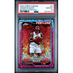 Jabari Walker 2024 Topps Chrome #67 PSA 10 Jabari Walker 2024 Topps Chrome #67 PSA 10