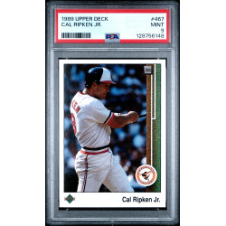 Cal Ripken Jr. 1989 Upper Deck #467 PSA 9