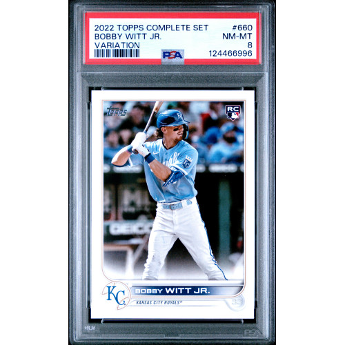 Bobby Witt Jr. (RC) 2022 Topps #660 PSA 8