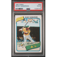 Rickey Henderson (RC) 1980 Topps #482 PSA 4