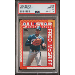 Fred McGriff (All Star) 1990 Topps #385 PSA 10