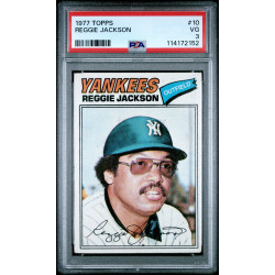 Reggie Jackson 1977 Topps #10 PSA 3