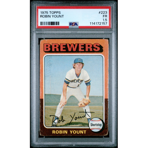Robin Yount (RC) 1975 Topps #223 PSA 1.5
