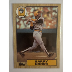 Barry Bonds (RC) 1987 Topps #320 Misprint